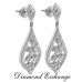 2.50 CT Women's Chandelier Style Diamond Earrings 14 K