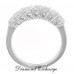 0.85 CT Women's Round Cut Diamond Wedding Band Ring