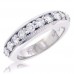 1.00 CT Women's Round Cut Diamond Wedding Band Ring New