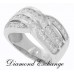 2.50 CT Round Cut Diamond Wedding Band Ring 14 K